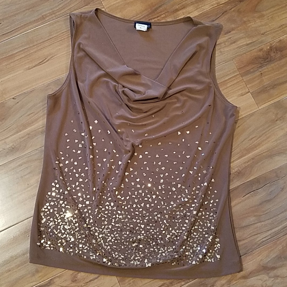 Sequined tank